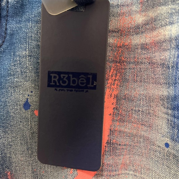 * R3bel  Skinny Fit Jeans Mens 36 x 32 - Picture 2 of 7